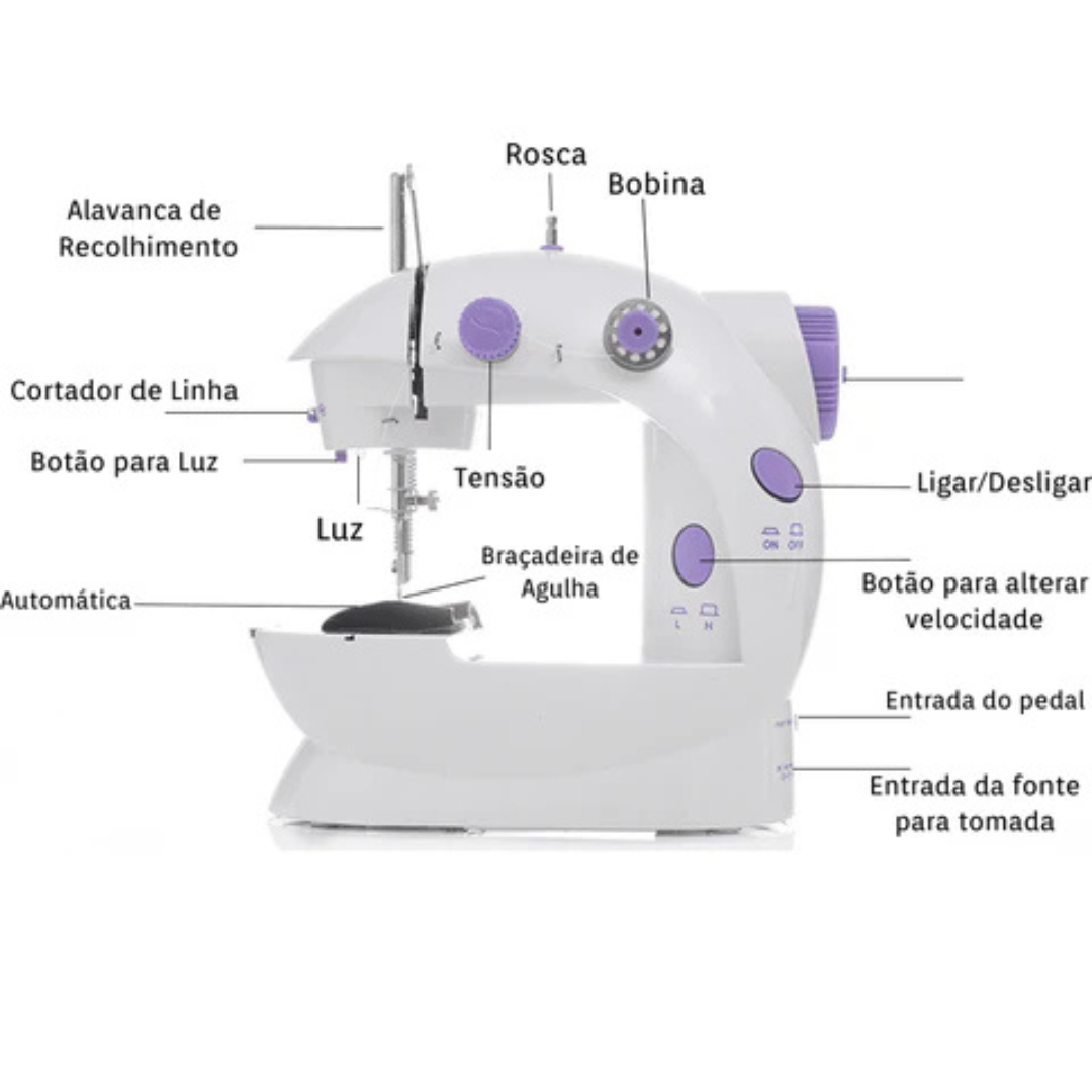 PocketSew - Mini Máquina de Costura Portátil
