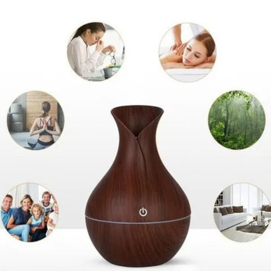 AromaWood - Umidificador Ultrassônico