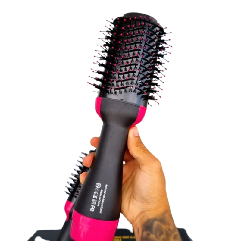ShineFlow 3 em 1 – Escova Giratória Alisadora