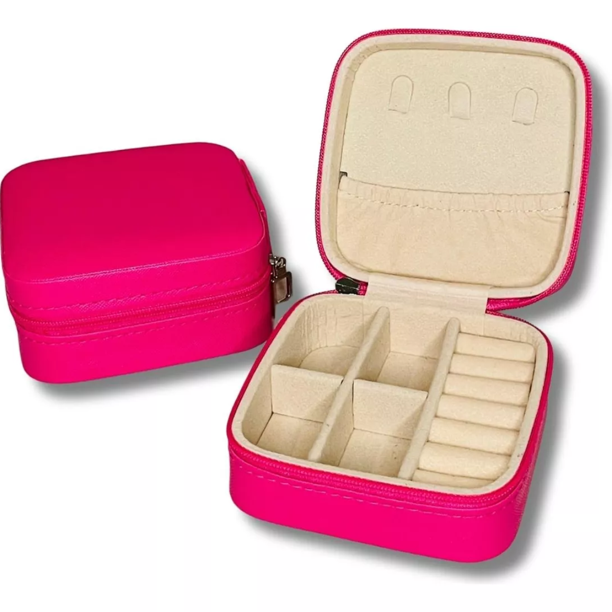 EleganceBox - Porta-Jóias Compacto