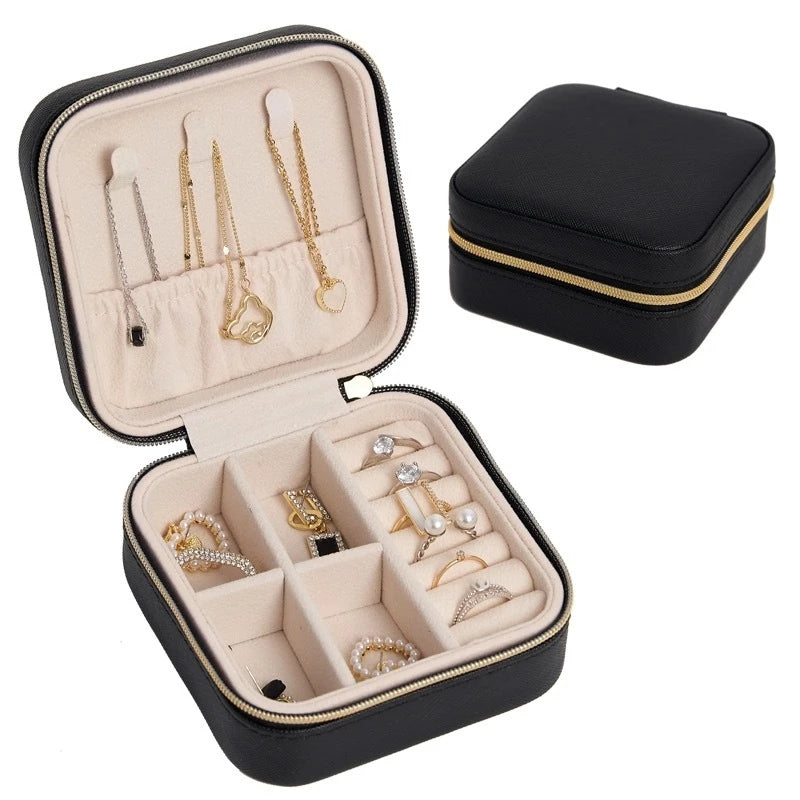 EleganceBox - Porta-Jóias Compacto