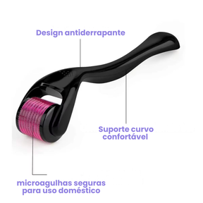 GlowRenew – Dermaroller Facial Profissional (1.0 mm)