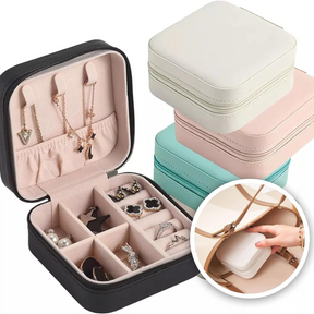 EleganceBox - Porta-Jóias Compacto
